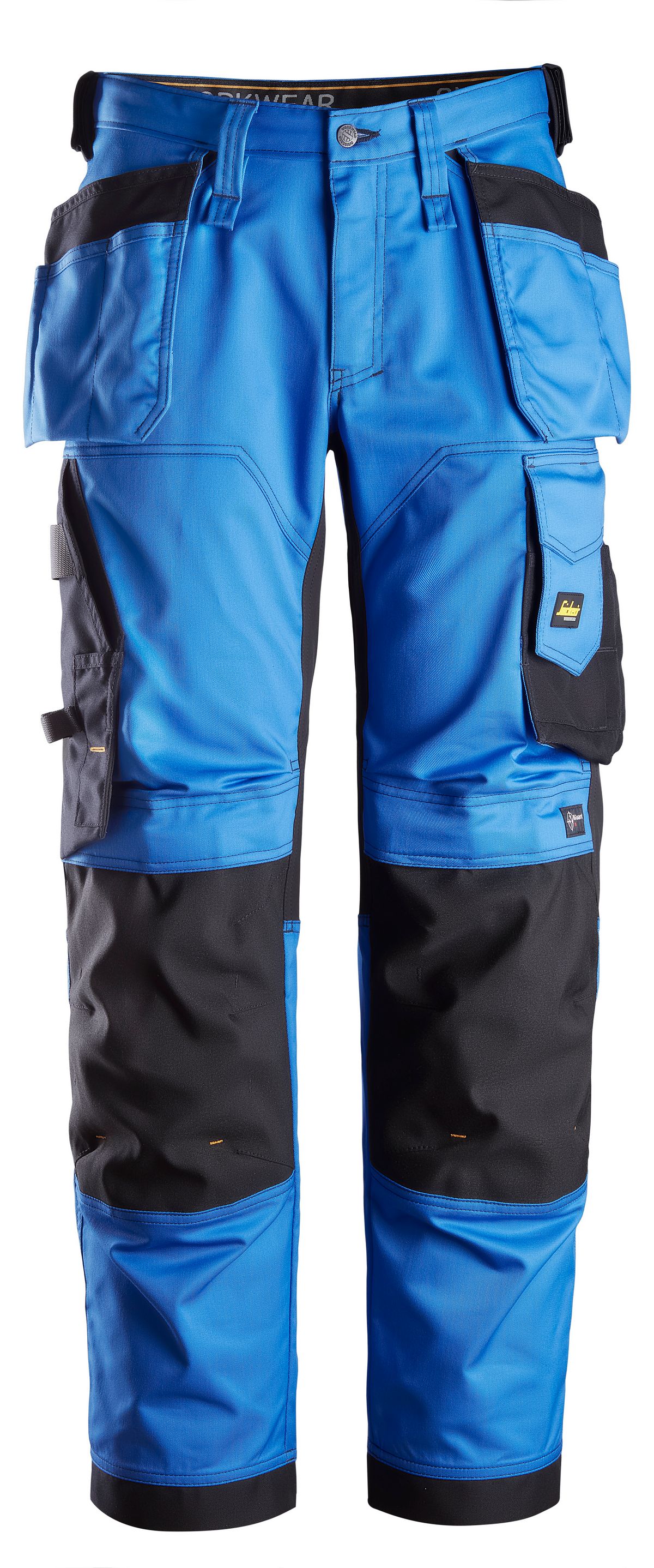 SnickersAllroundWorkStretchLooseFitArbeitshosemHolstertaschenEN14404Blau-Schwarz