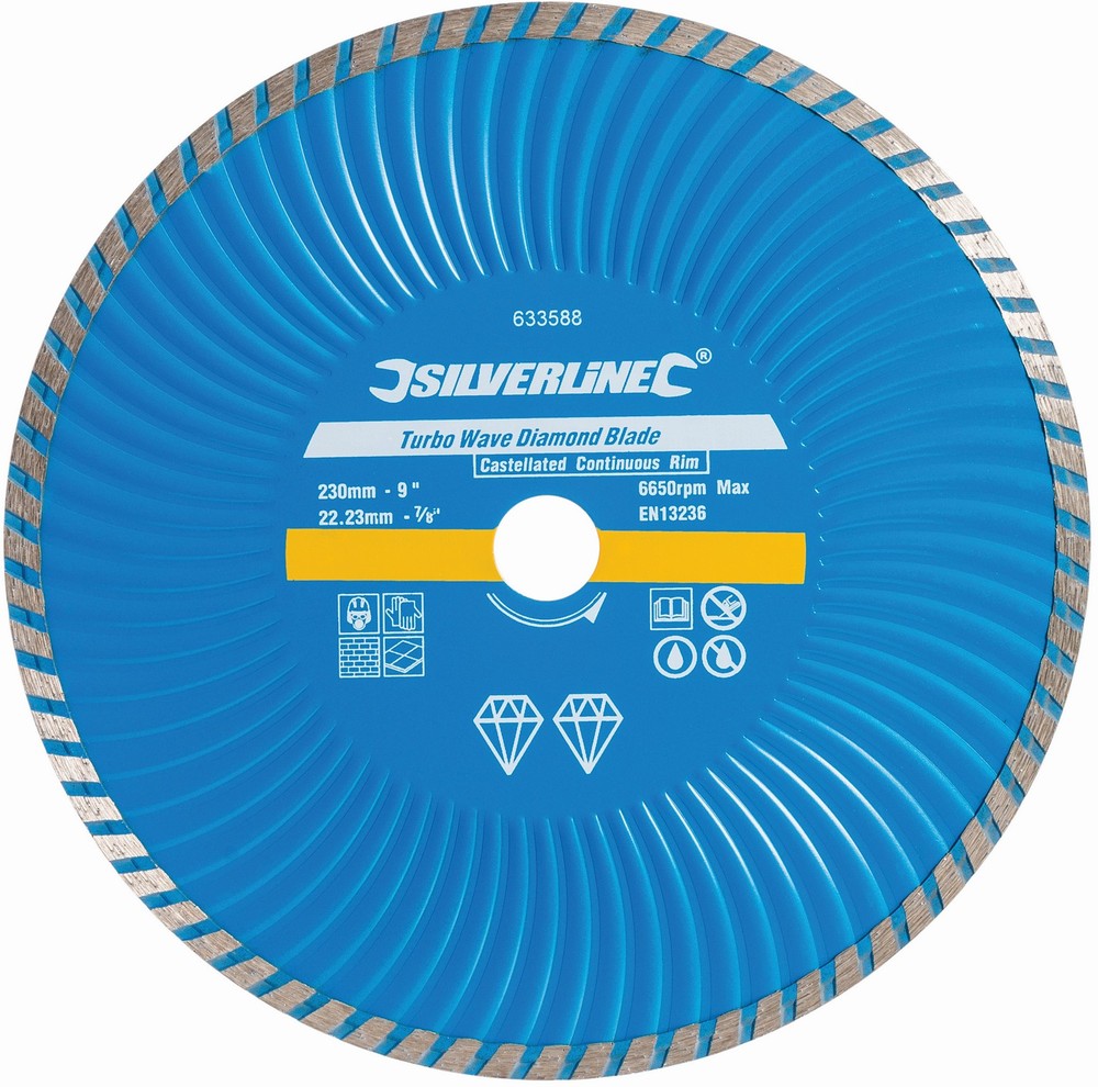 SilverlineSchleif-undTrennscheibenTurbowellen-DiamanttrennscheibegeriffeltergeschlossenerRand