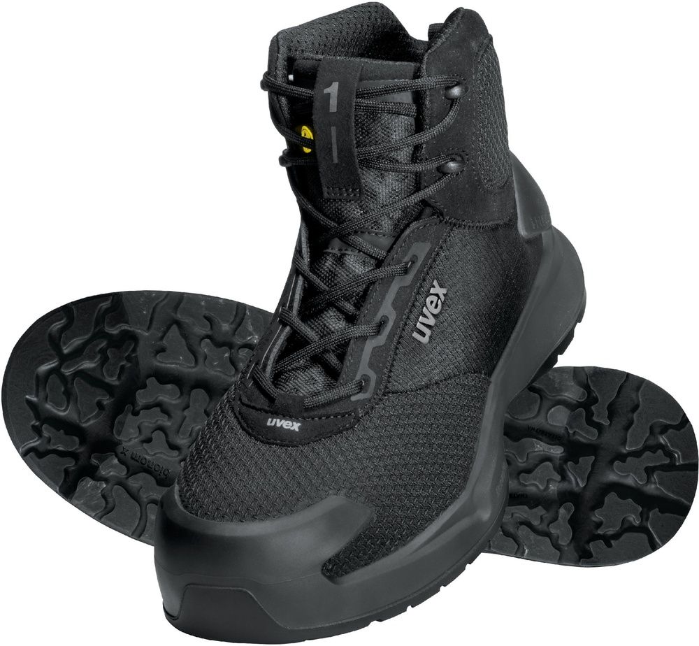 UvexSicherheitsschuhStiefel1X-CraftSicherheitsstiefelS1PlSR68013Schwarz-35Weite12