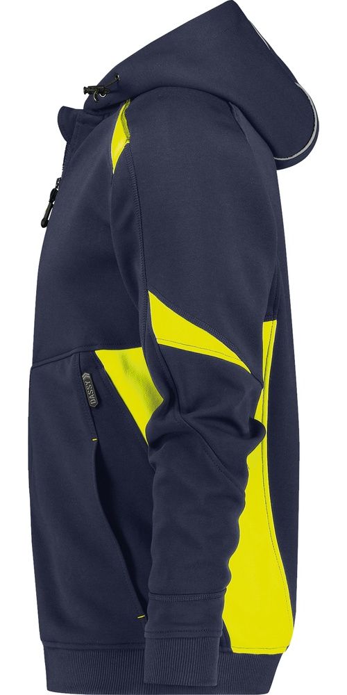 DassyKapuzensweatshirtSantosNachtblauNeongelb-XS