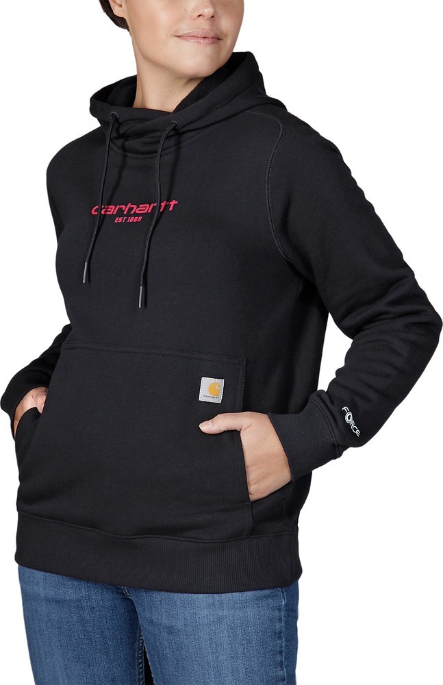 CarharttDamenForceLightweightSweatshirtBlack