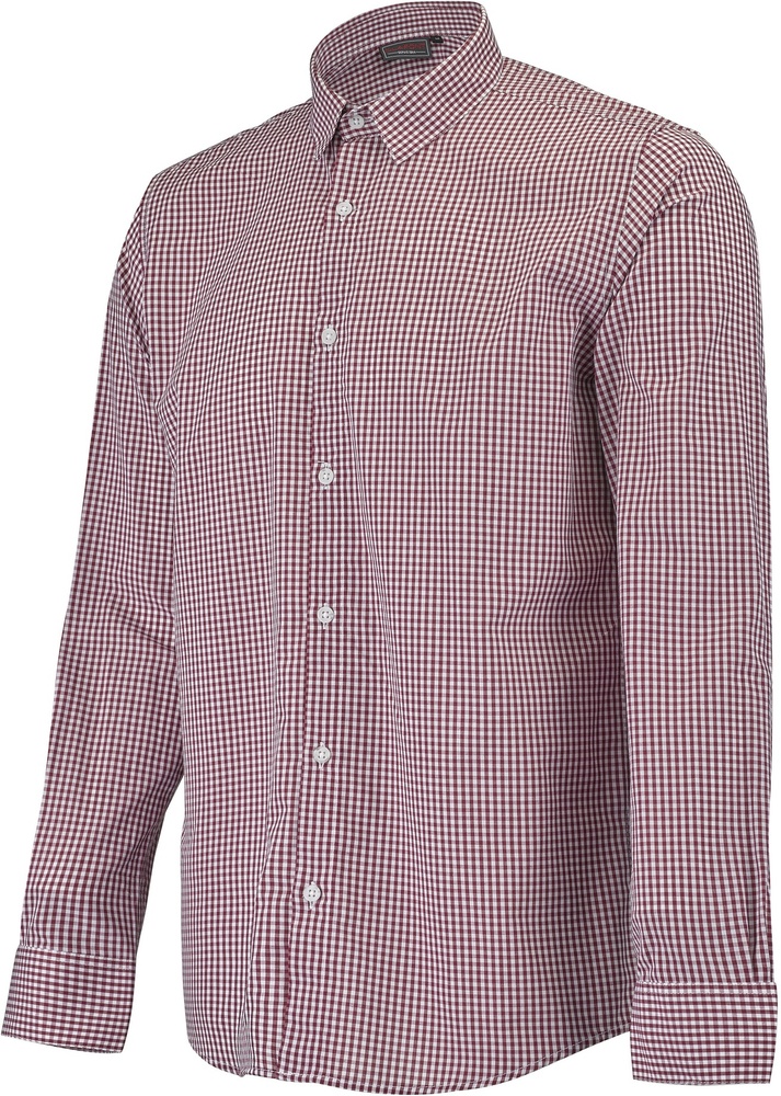 LafontHemdRampalFOR18869MaroonWhiteGingham-XXL