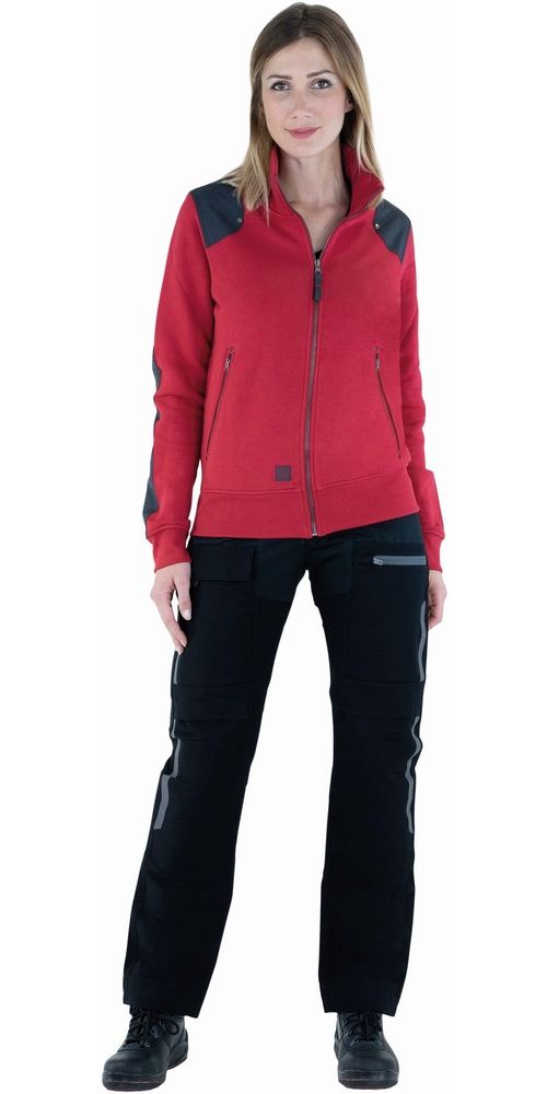 LafontSweatshirtBurnDFAST2RedCharcoal-XXL