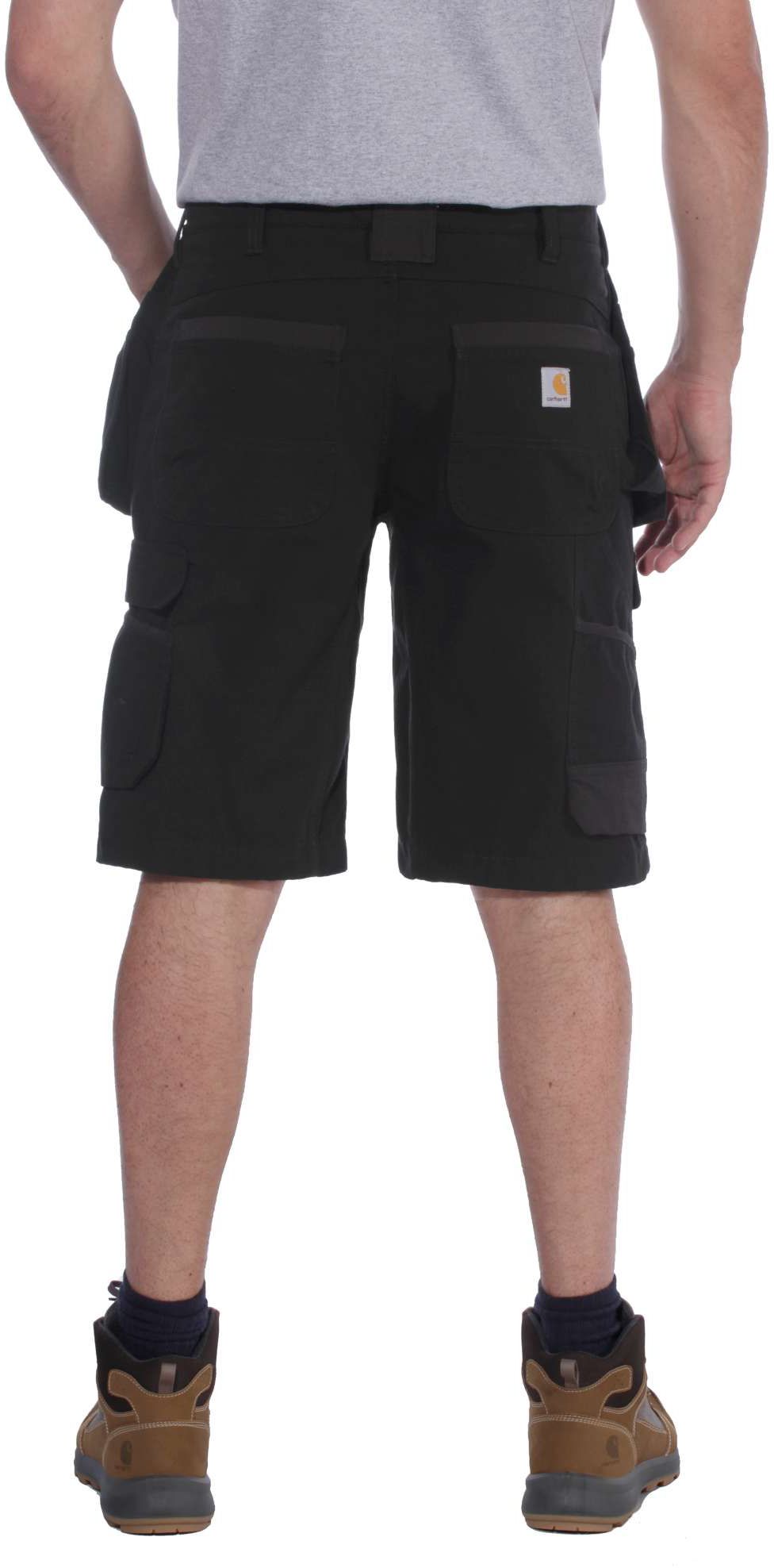 CarharttHerrenShortsSteelMultipocketShortBlack