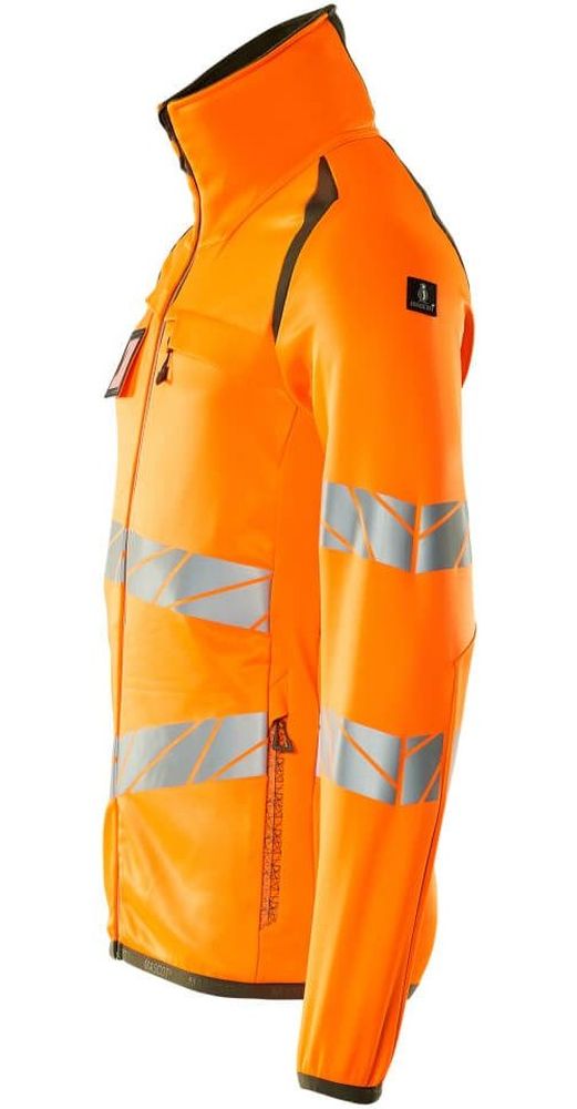 MascotFleecepullovermitReiverschlussAccelerateSafe19103-315Hi-visOrangeMoosgrn-XXL