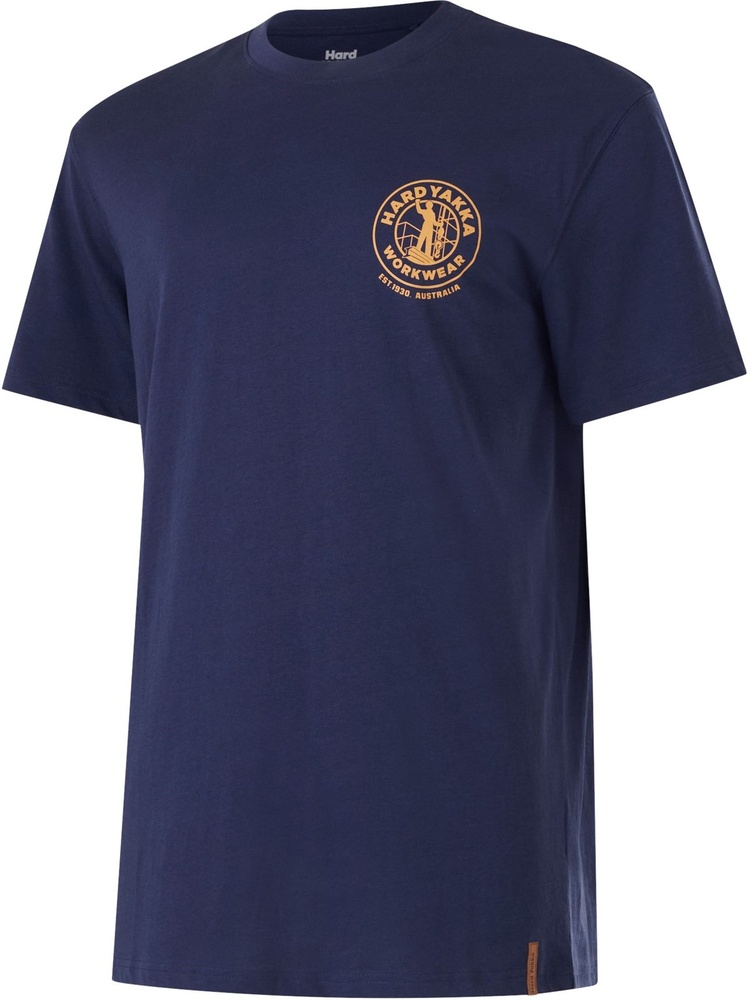 HardYakkaT-ShirtHeritageIconSSTeeG11486Navy-S