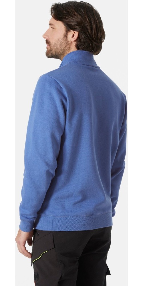 HellyHansenClassicZipSweatshirtStoneBlue-XS