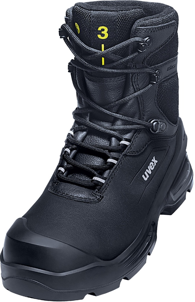 UvexSicherheitsschuhStiefel3SicherheitsstiefelS3LSR68771Schwarz-46Weite10