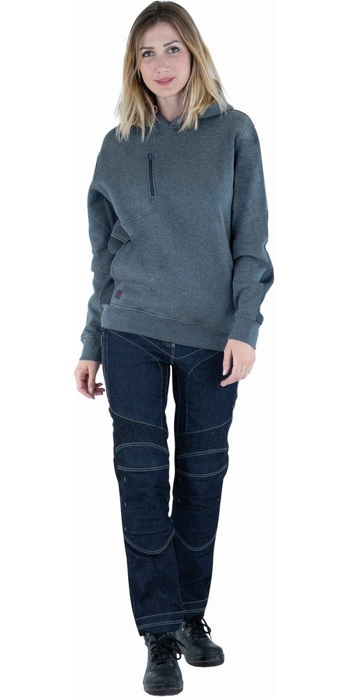 LafontHoodiePowerDFAST1FleckedGreyCharcoal-XXL