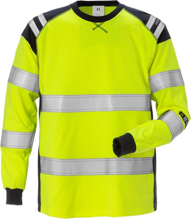 FristadsFlamestatHighVisT-ShirtlaKl37077TFLHWarnschutz-GelbMarine