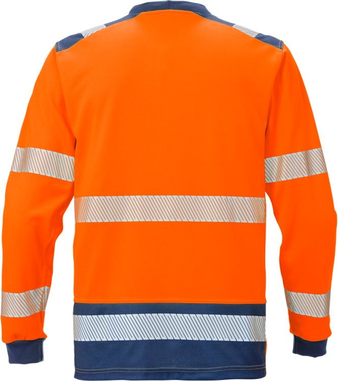 FristadsWarnschutzT-ShirtHighVisT-ShirtLangarmKL37724THVWarnschutz-OrangeMarine