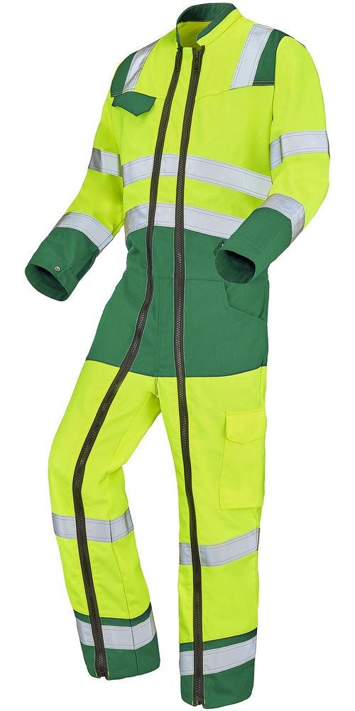 CepovettOverall2ReissverschlsseFluoSafeXp9J869570FluoYellowAmazonianGreen-XS