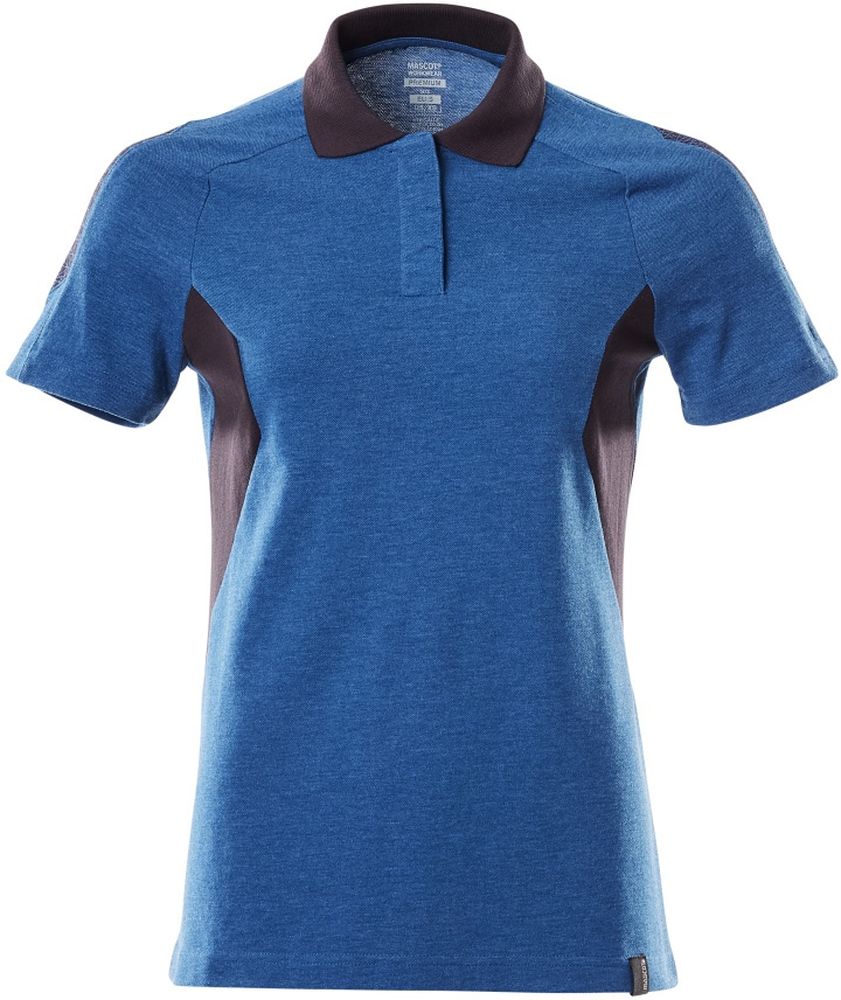 MascotDamenPolo-ShirtAccelerate18393-961AzurblauSchwarzblau-XXL