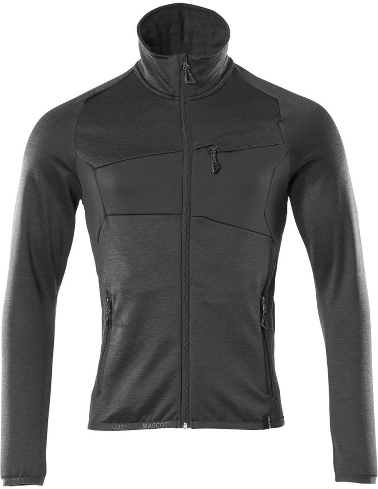 MascotFleecepullovermitReiverschlussAccelerate18103-316Schwarz-XXL