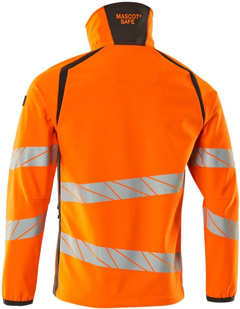MascotSoftshellJackeAccelerateSafe19002-143Hi-visOrangeDunkelanthrazit-XXL