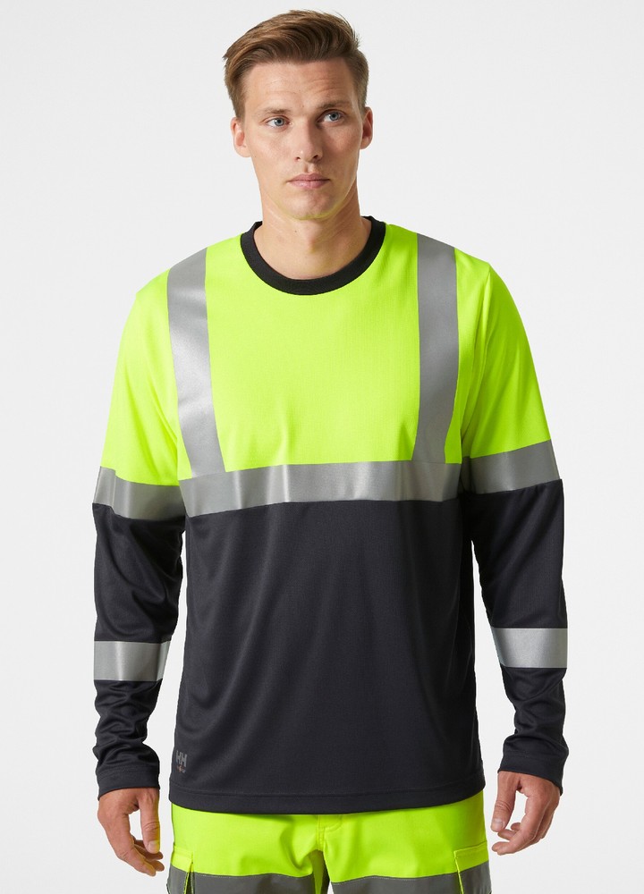 HellyHansenAddvisLongsleeveCl1YellowEbony-XS