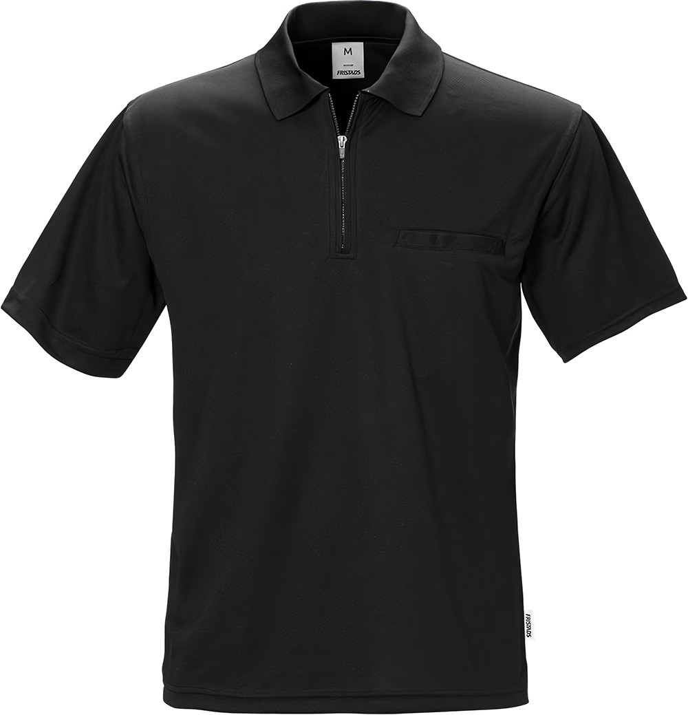 FristadsFunktions-PoloshirtCoolmax-Funktions-Polohemd718PFSchwarz-XS