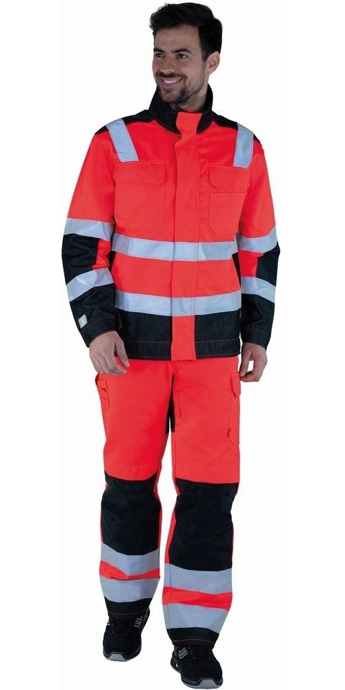 LafontHoseHerrenStar1FLHCPHi-VisRedBlack-XS
